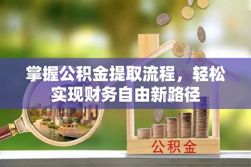 历城掌握公积金提取流程，轻松实现财务自由新路径