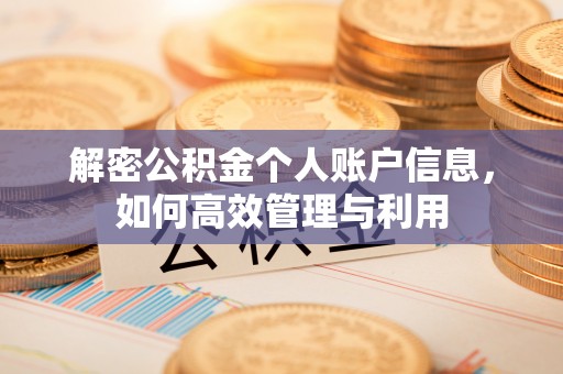 历城解密公积金个人账户信息，如何高效管理与利用